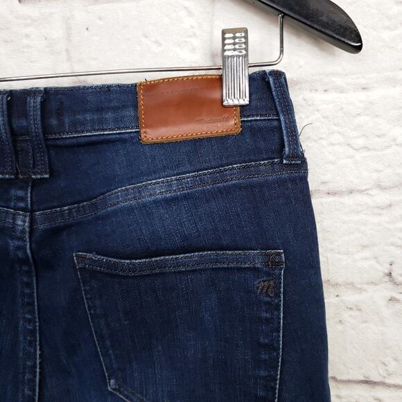 Madewell 9” High Rise Skinny Stretch Jeans Dark Wash Size 26 - Picture 9 of 11